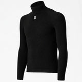 Maillot interior de manga larga Silverskin Core Warm cuello alto - Negro