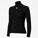 Maillot interior de manga larga Silverskin Core Warm cuello alto - Negro