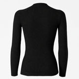 Maillot interior de manga larga Silverskin Core Warm cuello redondo - Negro