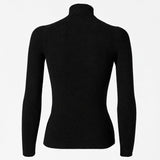 Maillot interior de manga larga Silverskin Core Warm cuello alto - Negro