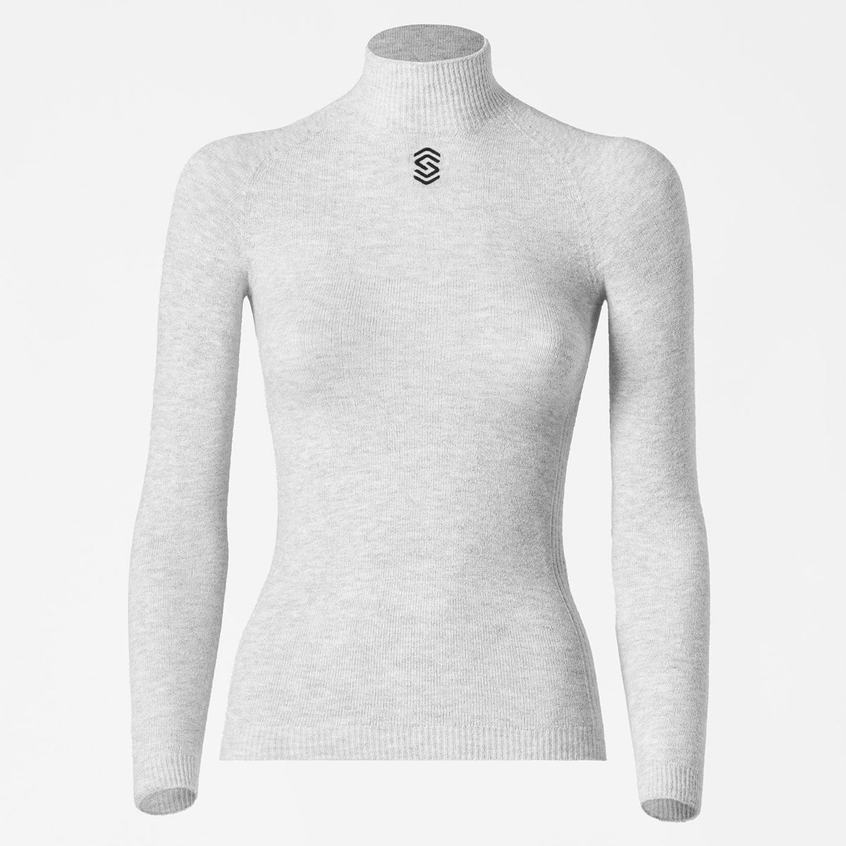 Maillot interior de manga larga Silverskin Core Warm cuello alto - Gris