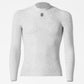 Maillot sous-vêtement manches longues Silverskin Core Warm col rond - Gris