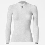 Maillot sous-vêtement manches longues Silverskin Core Warm col rond - Gris