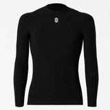 Maillot interior de manga larga Silverskin Core Warm cuello redondo - Negro