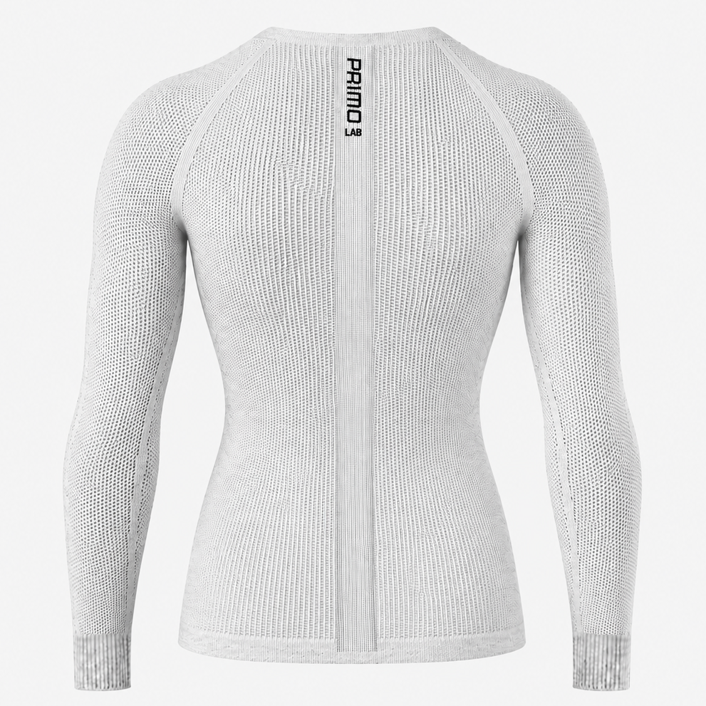 Maglia intima maniche lunghe Silverskin Primo girocollo - Grigio