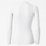 Maillot interior de manga larga Silverskin Pro Warm cuello redondo - Blanco