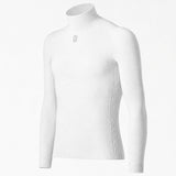 Maillot interior de manga larga Silverskin Pro Warm cuello alto - Blanco