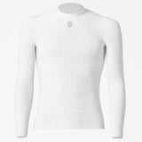 Maillot interior de manga larga Silverskin Pro Warm cuello redondo - Blanco