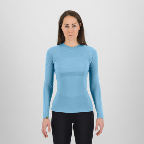 Maglia intima maniche lunghe donna Karpos Dinamico Merino 130 - Azzurro Karpos