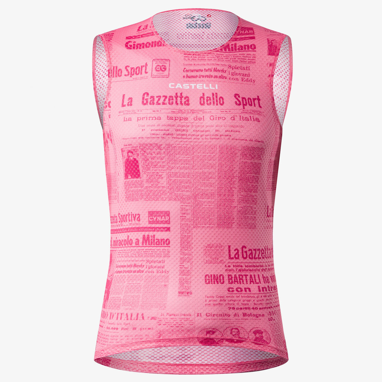 Maillot de corps sans manches Giro d'Italia 2026 Gazzetta dello Sport