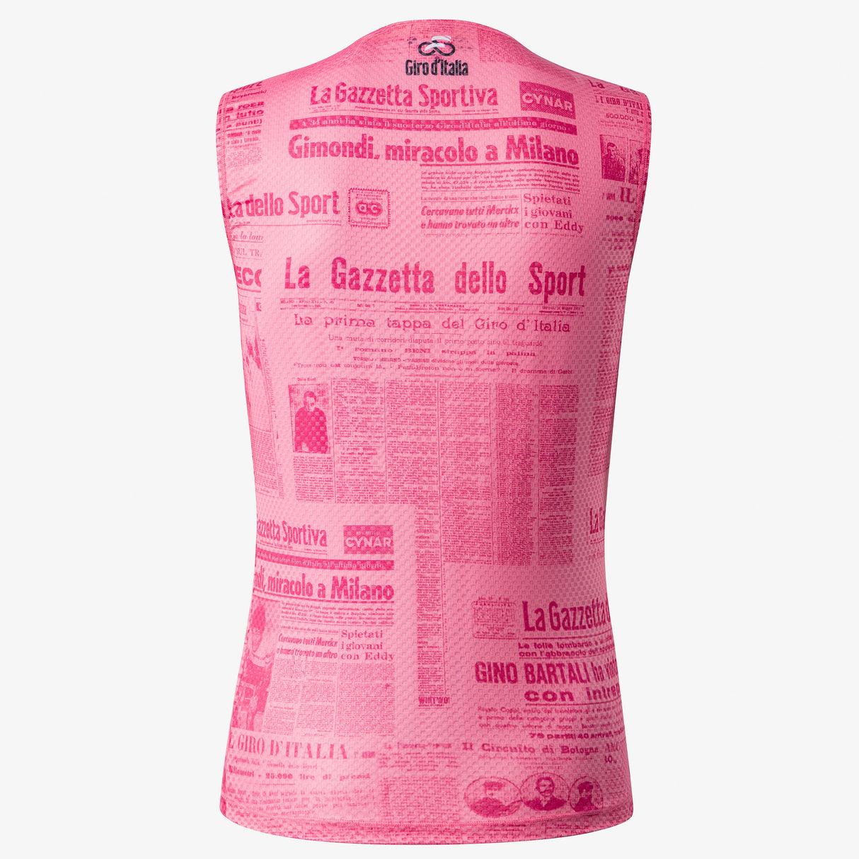 Maillot de corps sans manches Giro d'Italia 2026 Gazzetta dello Sport