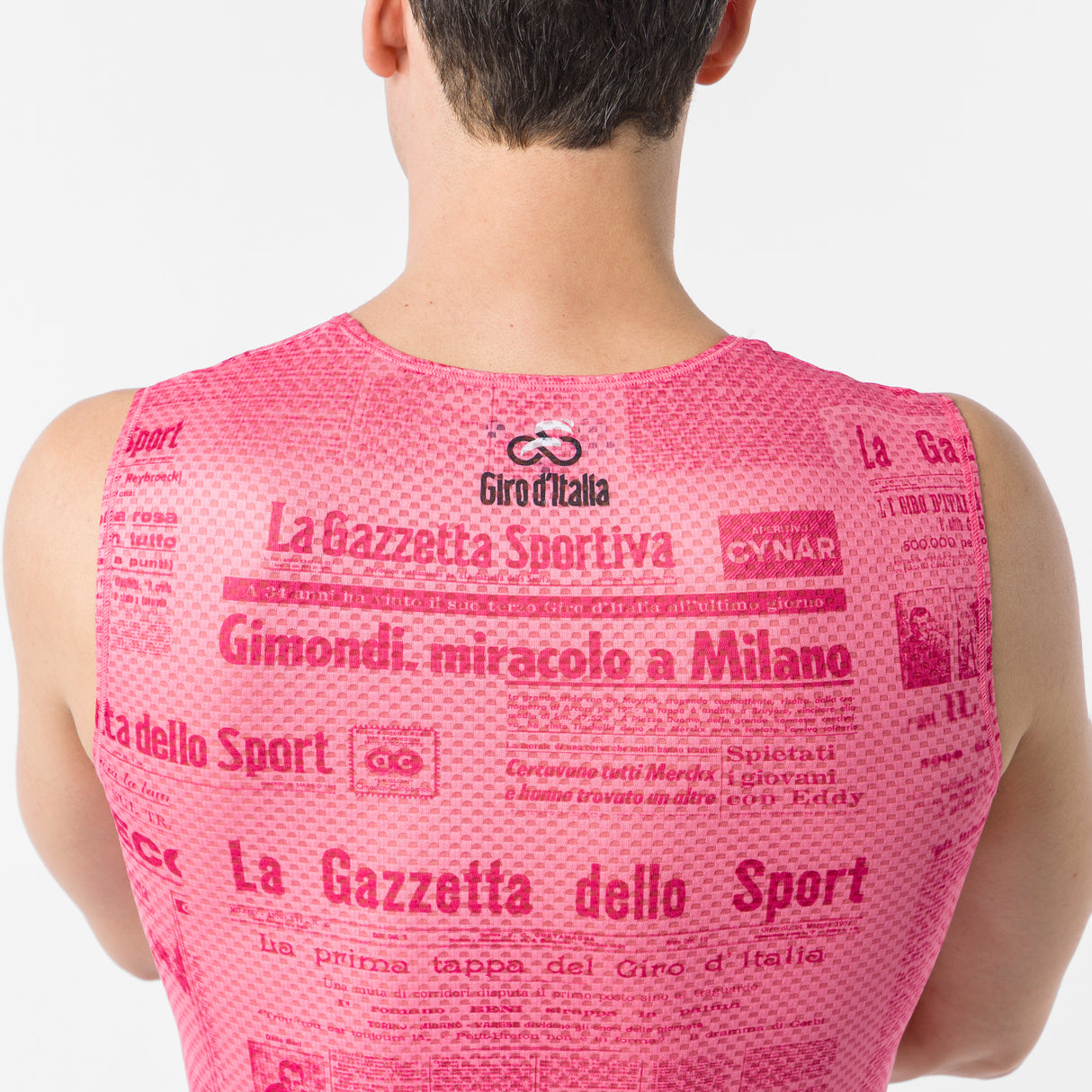 Maillot de corps sans manches Giro d'Italia 2026 Gazzetta dello Sport