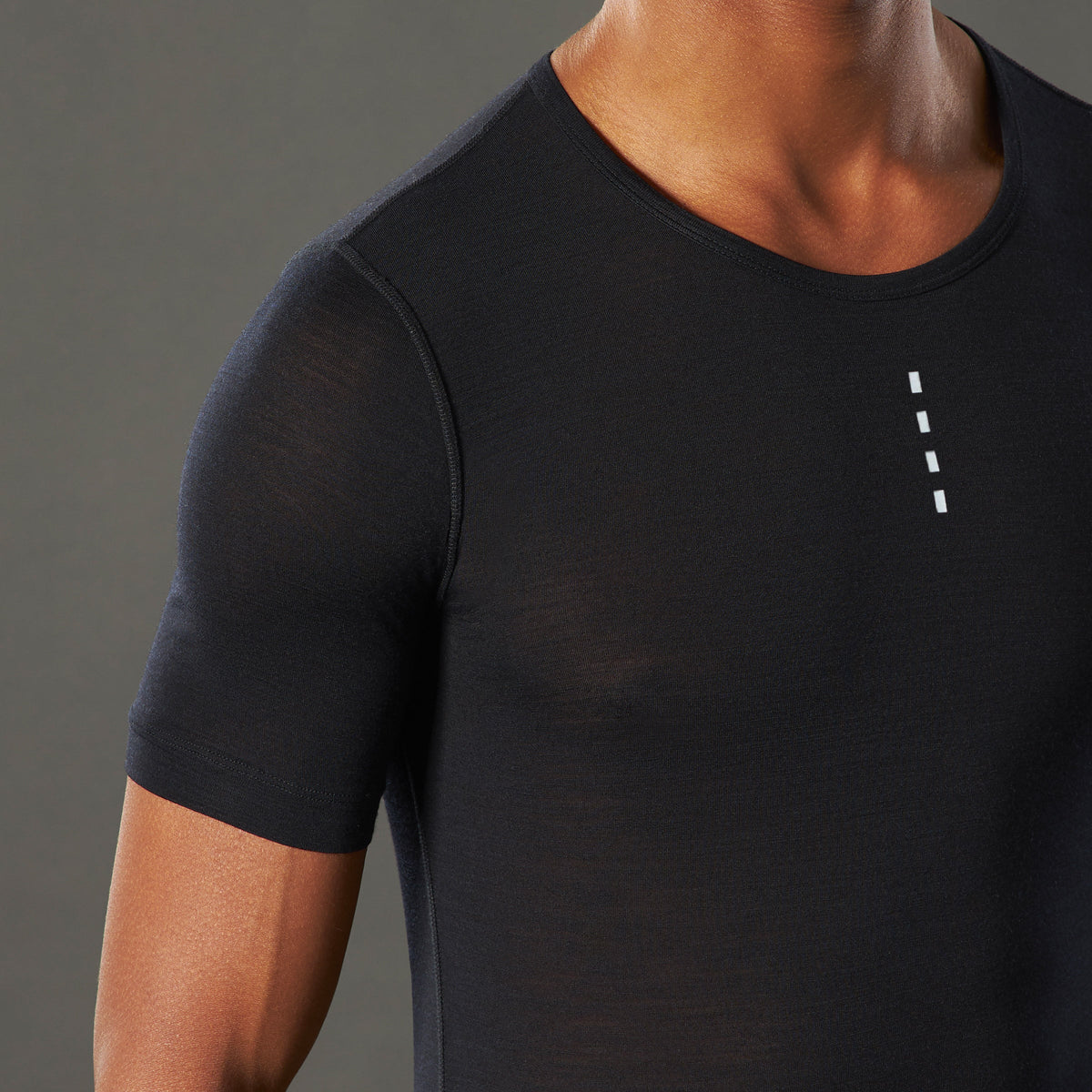 Maglia intima senza maniche La Passione SML Merino - Nero La Passione