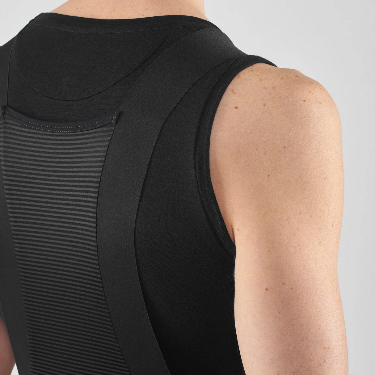 Maglia intima senza maniche Pedaled Element Merino - Nero PEdALED