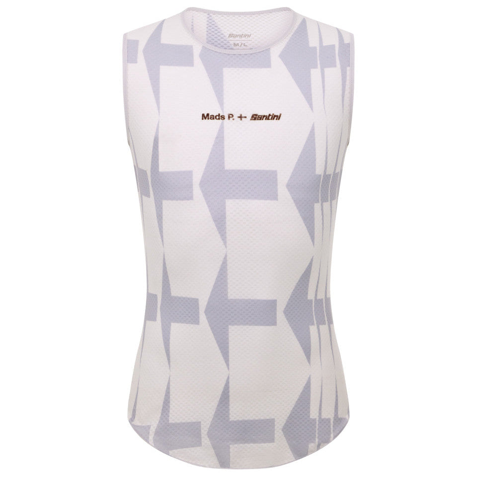 Maillot interior sin mangas Santini Mads Pedersen Momentum Series - Beige Santini