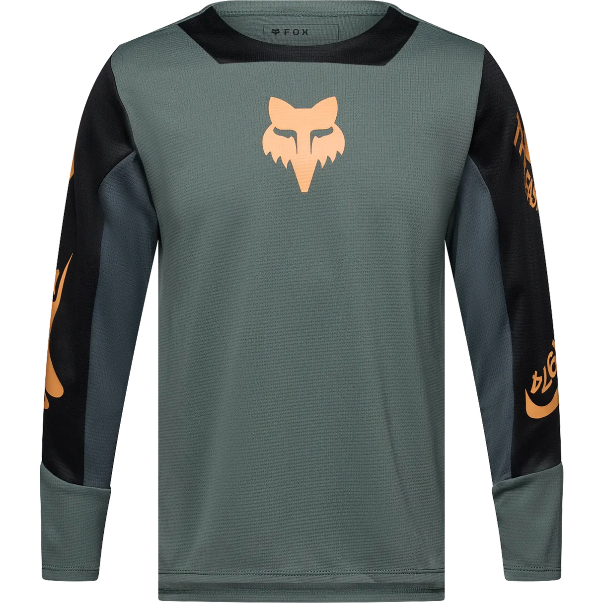 Maillot maillot à manches longues enfant Fox Defend Creation - Vert