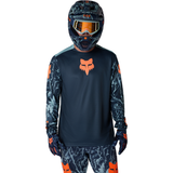 Langarmtrikot für Kinder Fox Ranger Image Print - Blau