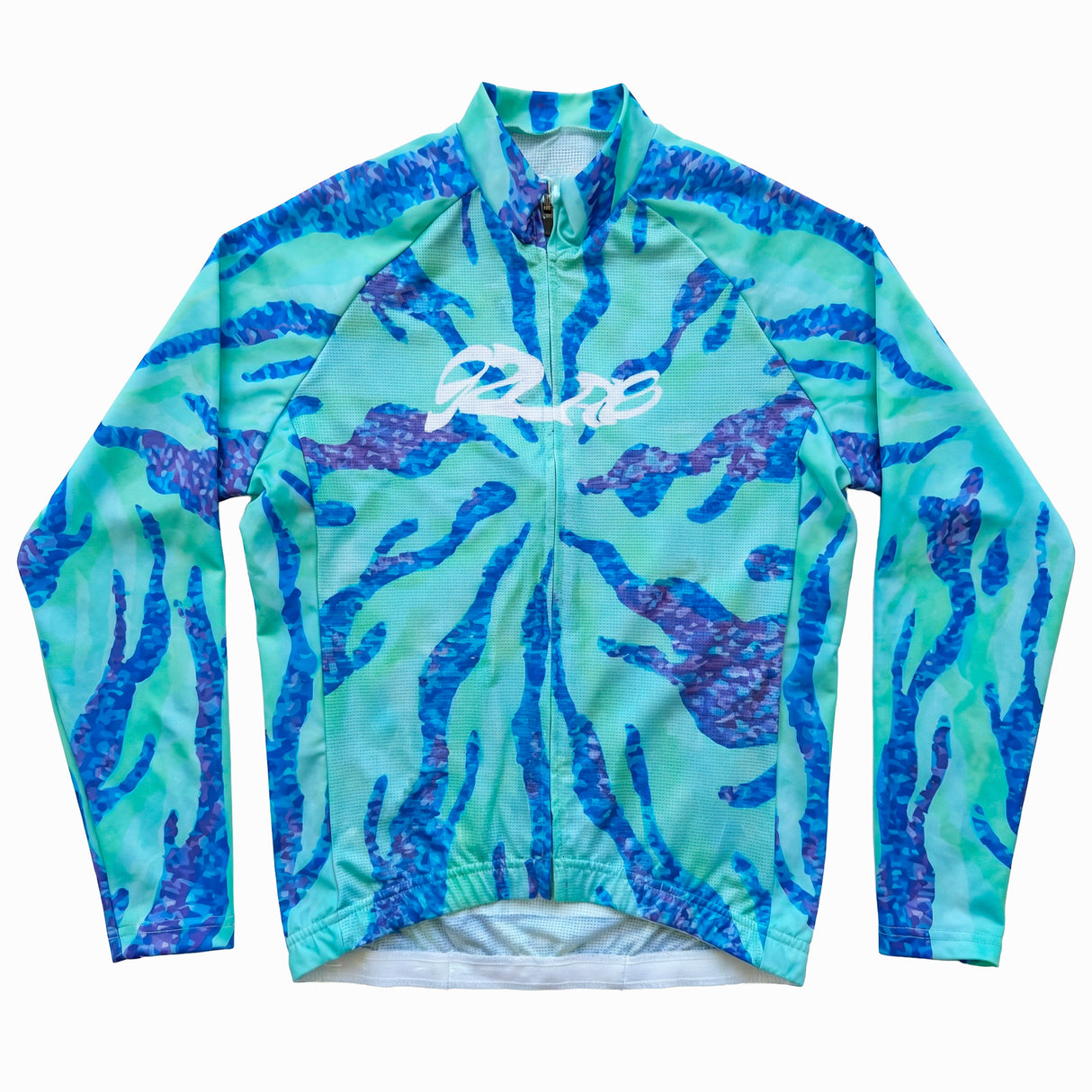 92Lab Factory Flame langarmtrikot - Hellblau