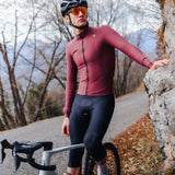 Maglia maniche lunghe Ale R-EV1 Warm Race - Bordeaux Ale