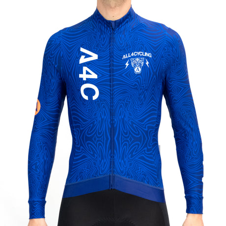 Maglia maniche lunghe All4cycling Team - The Tiger All4cycling