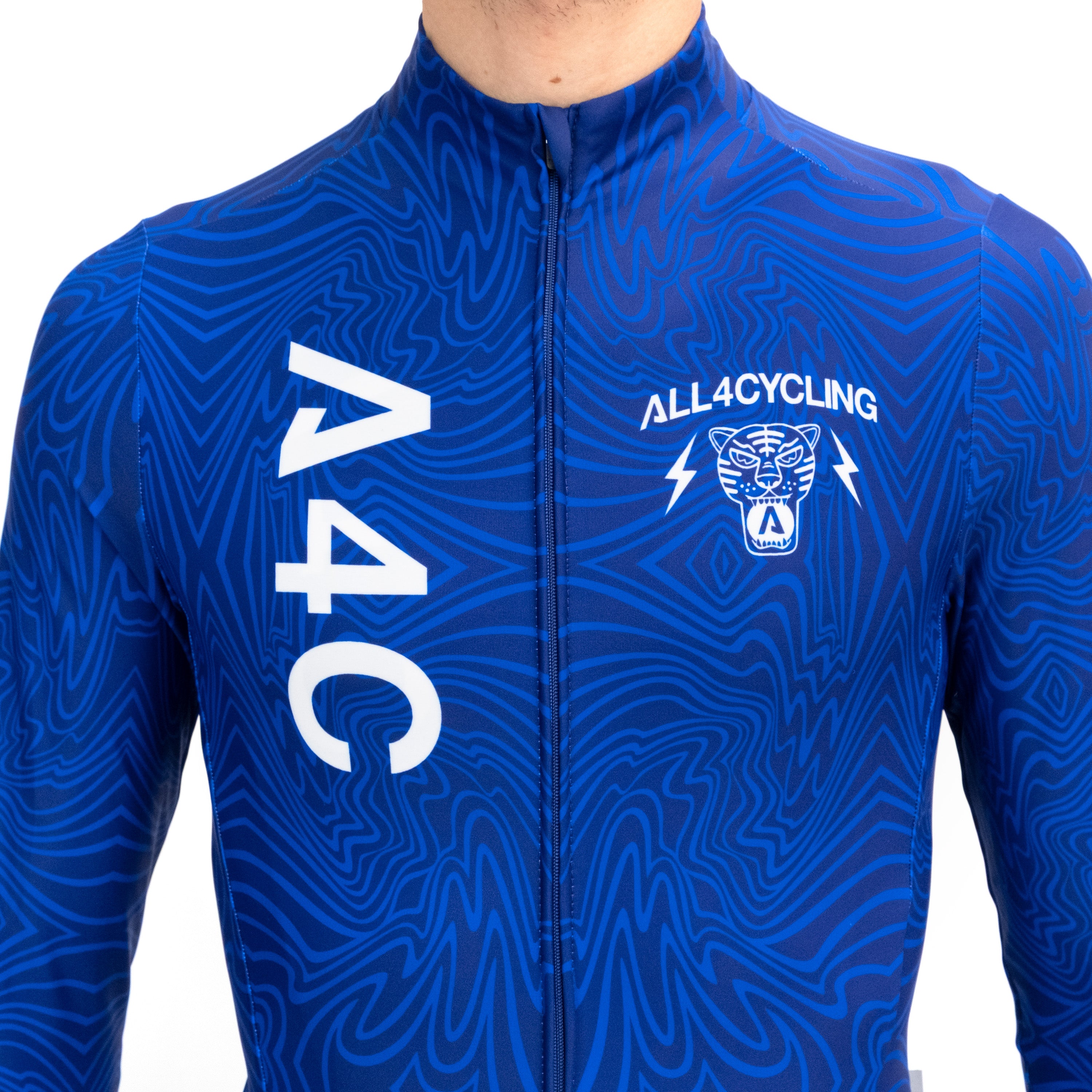 Maglia maniche lunghe All4cycling Team - The Tiger All4cycling