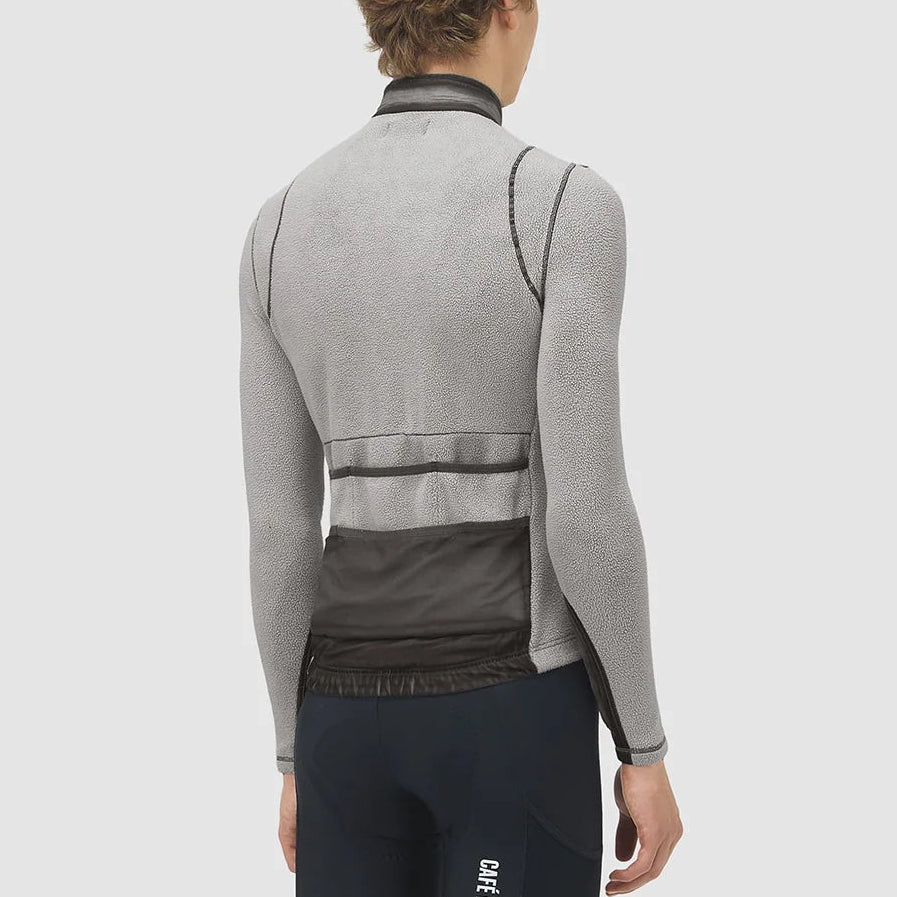 Maglia maniche lunghe Cafe du Cycliste Emilie - Antracite Café du Cycliste