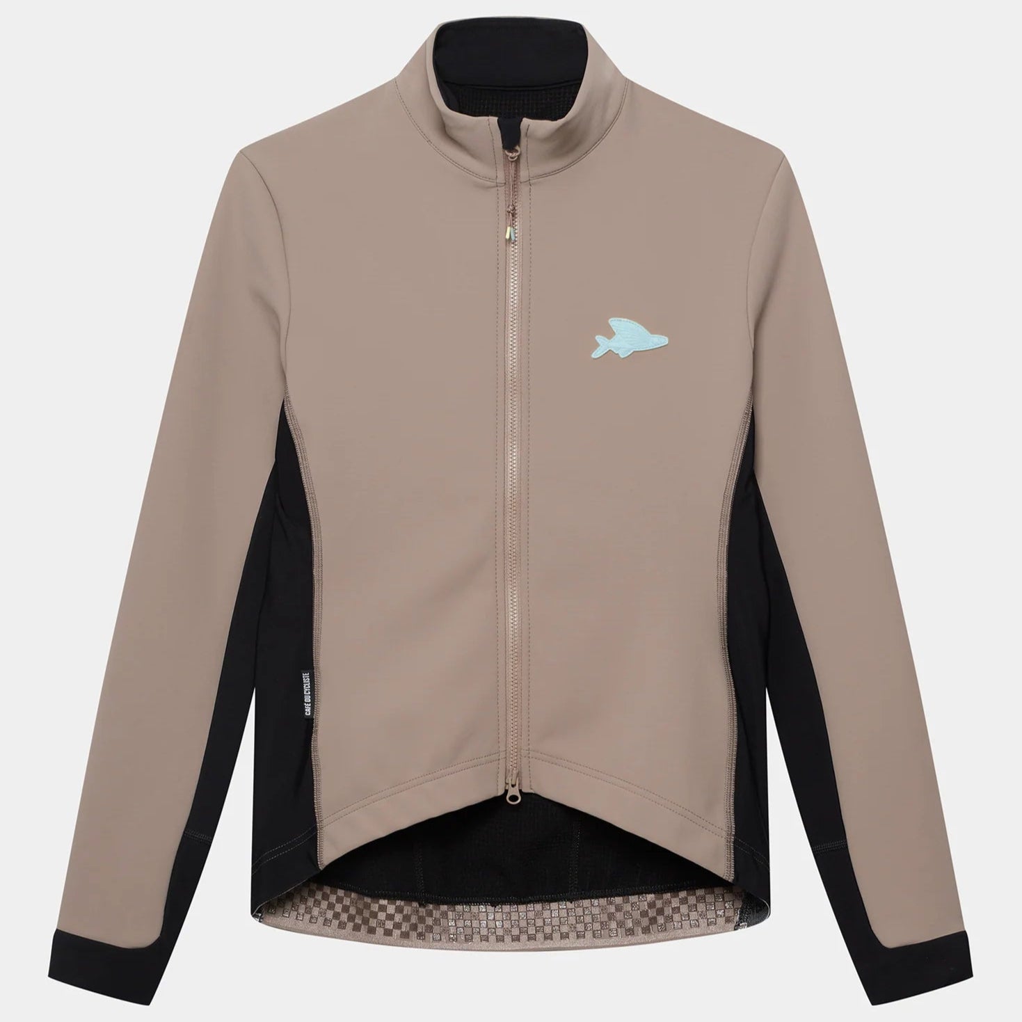 Maglia maniche lunghe Cafe du Cycliste Manon - Beige Café du Cycliste