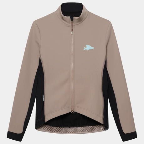 Maglia maniche lunghe Cafe du Cycliste Manon - Beige Café du Cycliste
