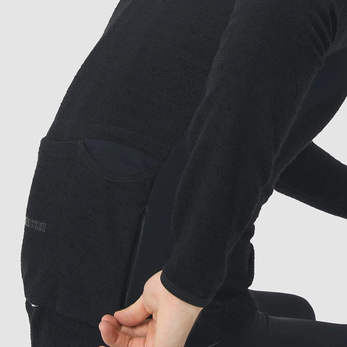 Maglia maniche lunghe Cafe du Cycliste Marguerite - Nero Café du Cycliste