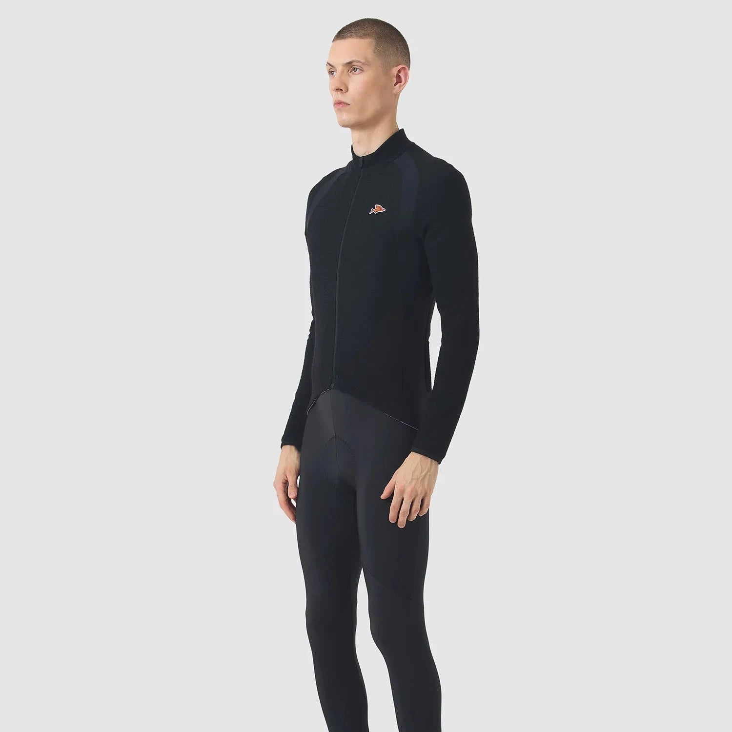 Maglia maniche lunghe Cafe du Cycliste Marguerite - Nero Café du Cycliste