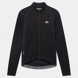 Maglia maniche lunghe Cafe du Cycliste Marguerite - Nero Café du Cycliste
