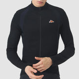 Maglia maniche lunghe Cafe du Cycliste Marguerite - Nero Café du Cycliste