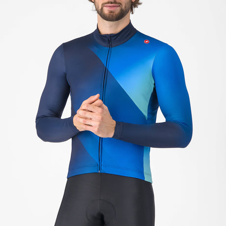 Maglia maniche lunghe Castelli Amplify - Blu Castelli