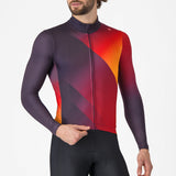 Maglia maniche lunghe Castelli Amplify - Rosso Castelli