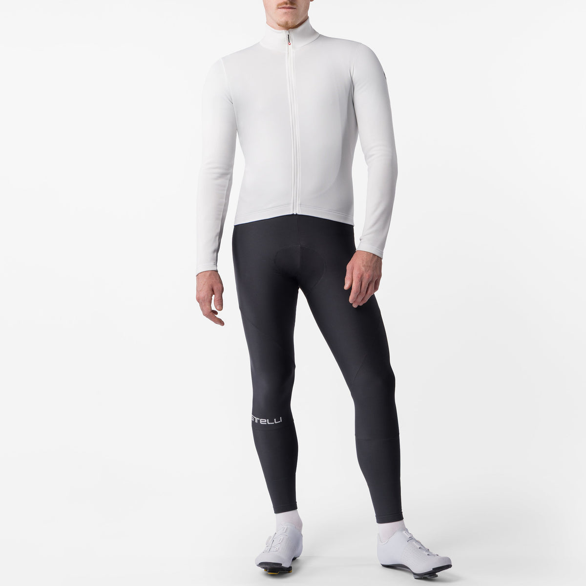 Maglia maniche lunghe Castelli Competizione Thermal - Bianco Castelli