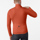 Maglia maniche lunghe Castelli Competizione Thermal - Arancio Castelli