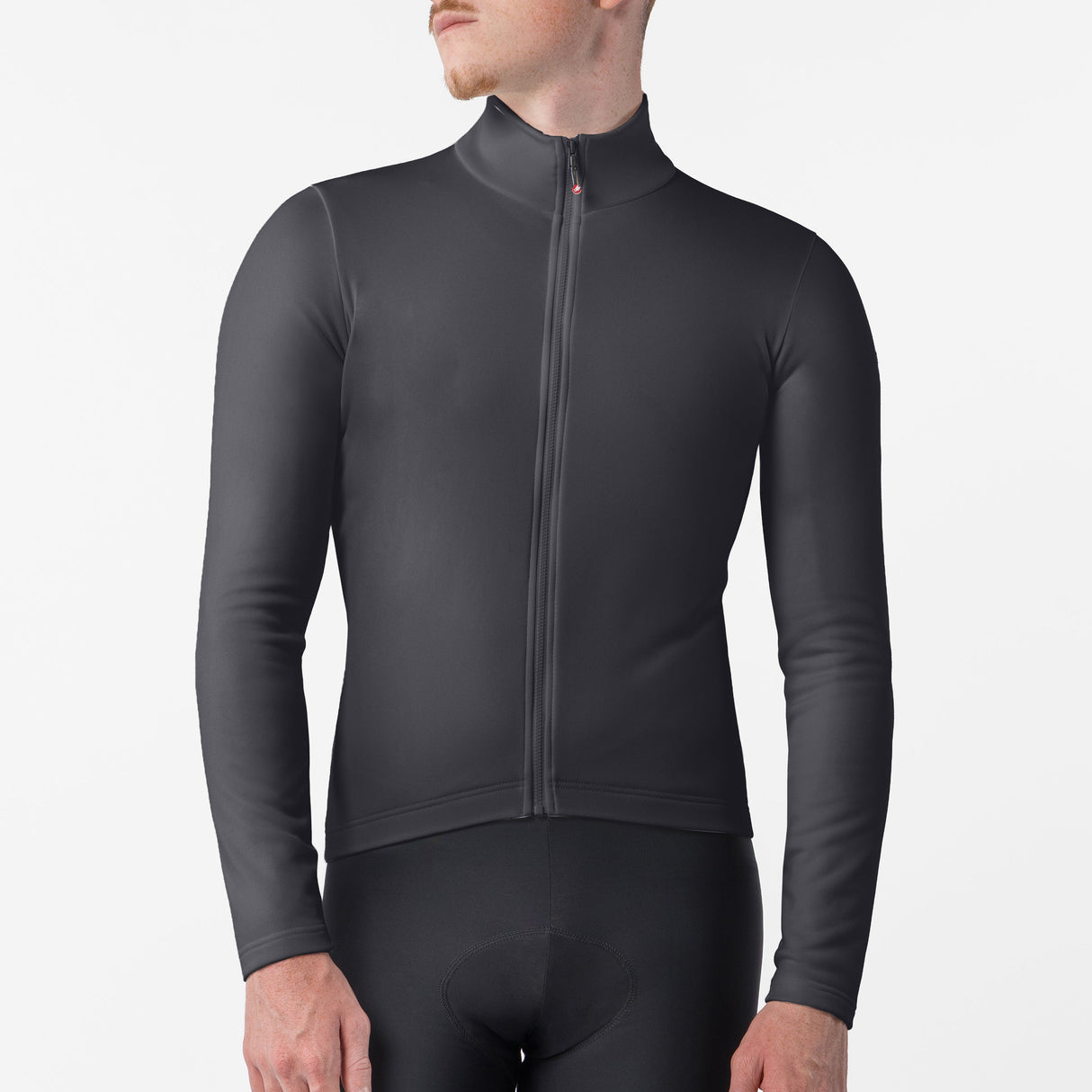 Maillot de manga larga Castelli Competizione Thermal - Negro