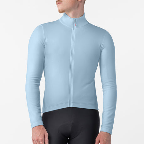 Maillot mangas largas Castelli Competizione Thermal - Azul claro