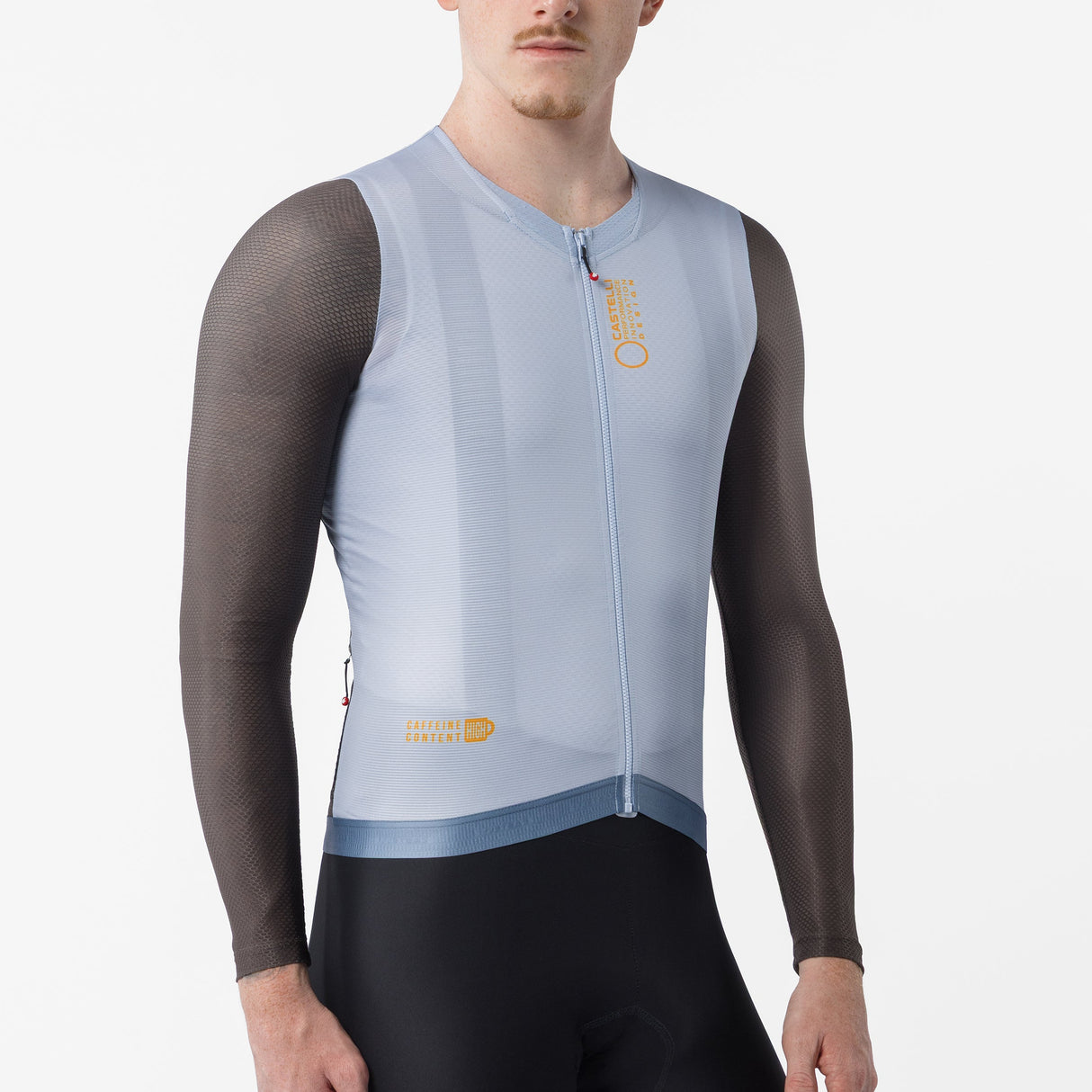 Castelli Corretto long sleeved jersey - Light blue