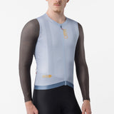 Castelli Corretto long sleeved jersey - Light blue