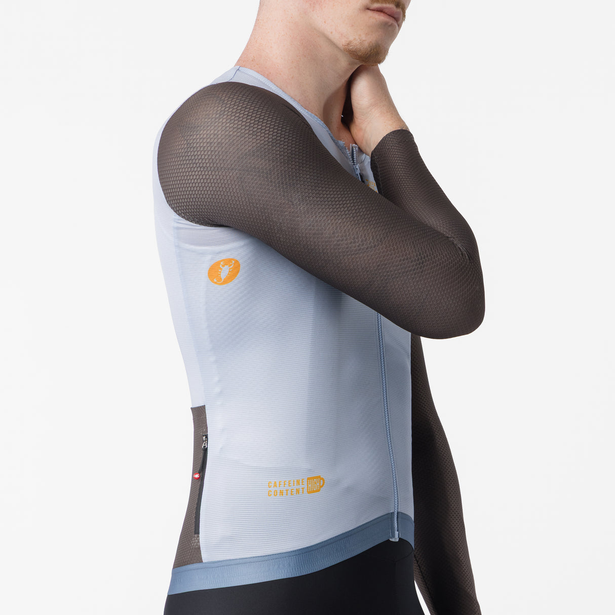 Castelli Corretto long sleeved jersey - Light blue