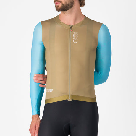 Maglia maniche lunghe Castelli Corretto - Verde Castelli