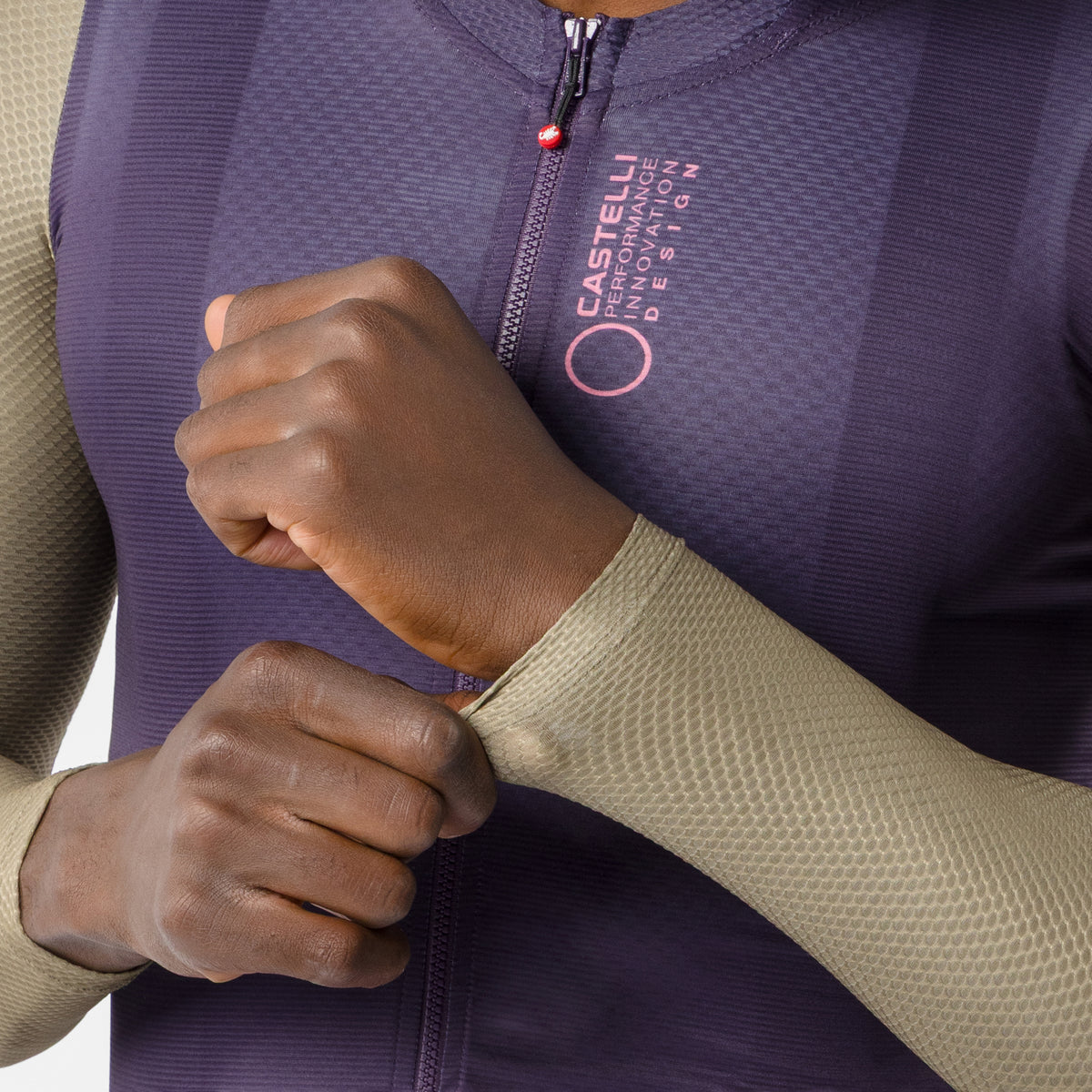 Maillot de manga larga Castelli Corretto - Violeta