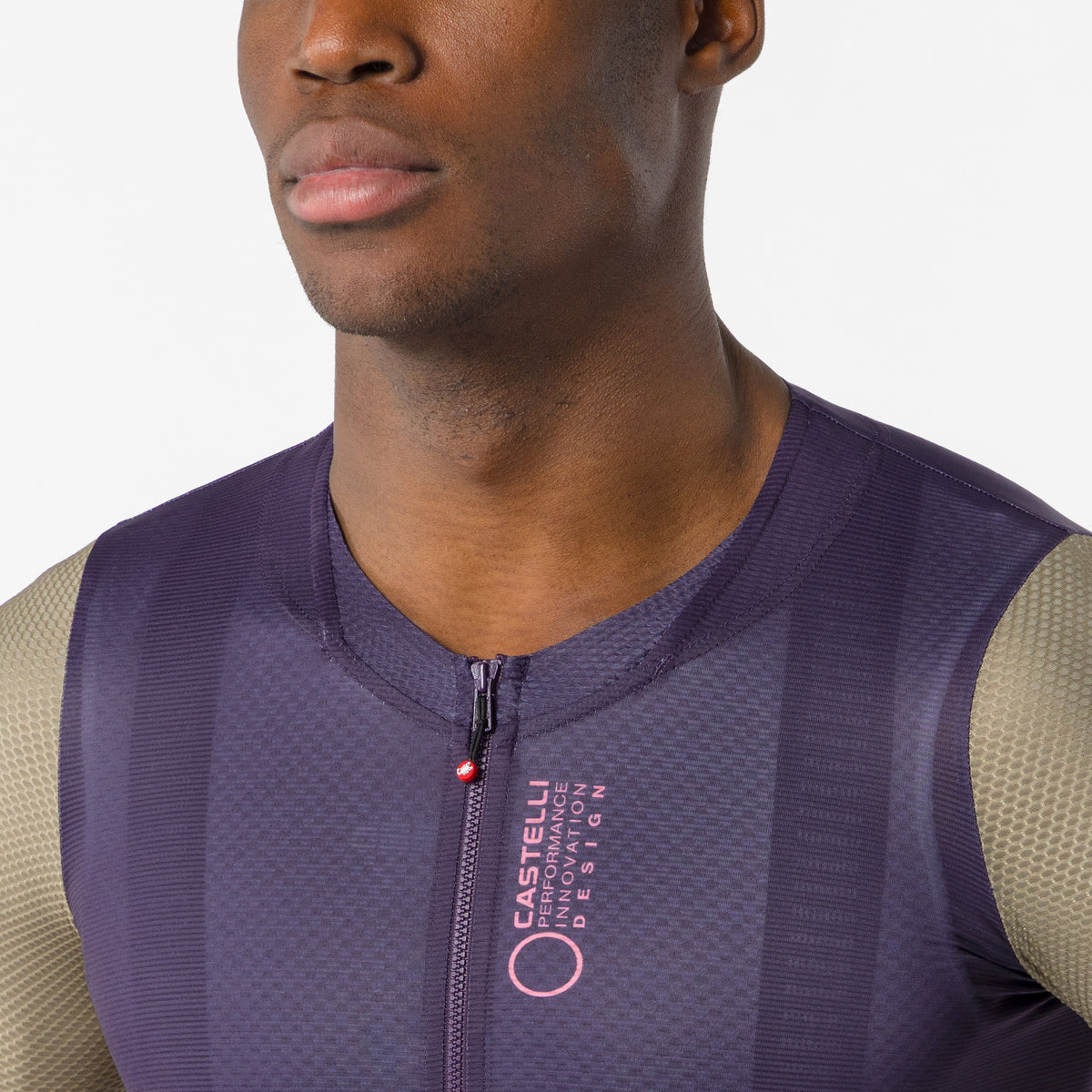 Maillot de manga larga Castelli Corretto - Violeta