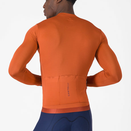 Maglia maniche lunghe Castelli Espresso 2 - Arancio Castelli