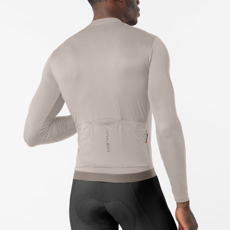 Castelli Espresso 2 langarmtrikot - Beige