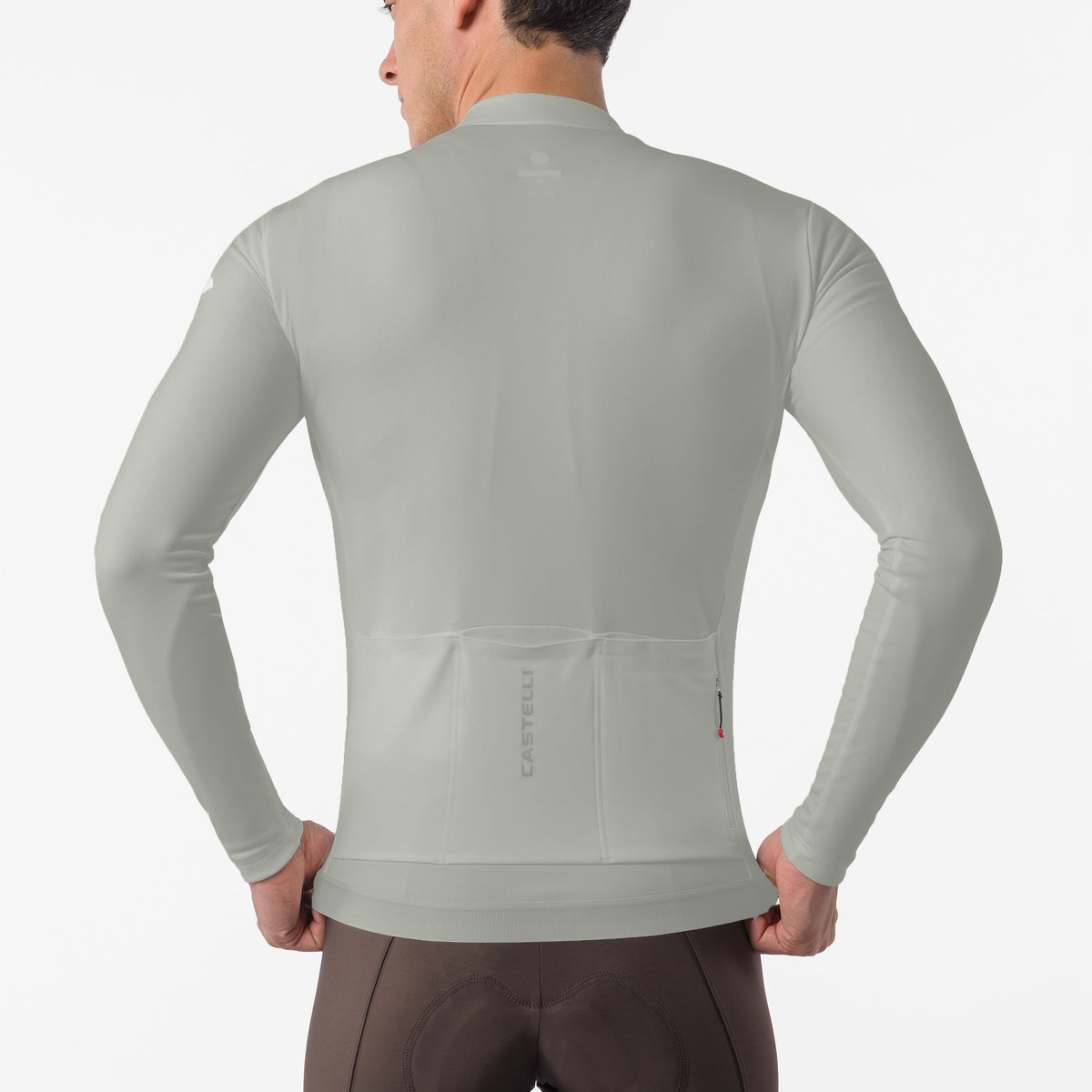 Maillot mangas largas Castelli Espresso Thermal 2 - Gris