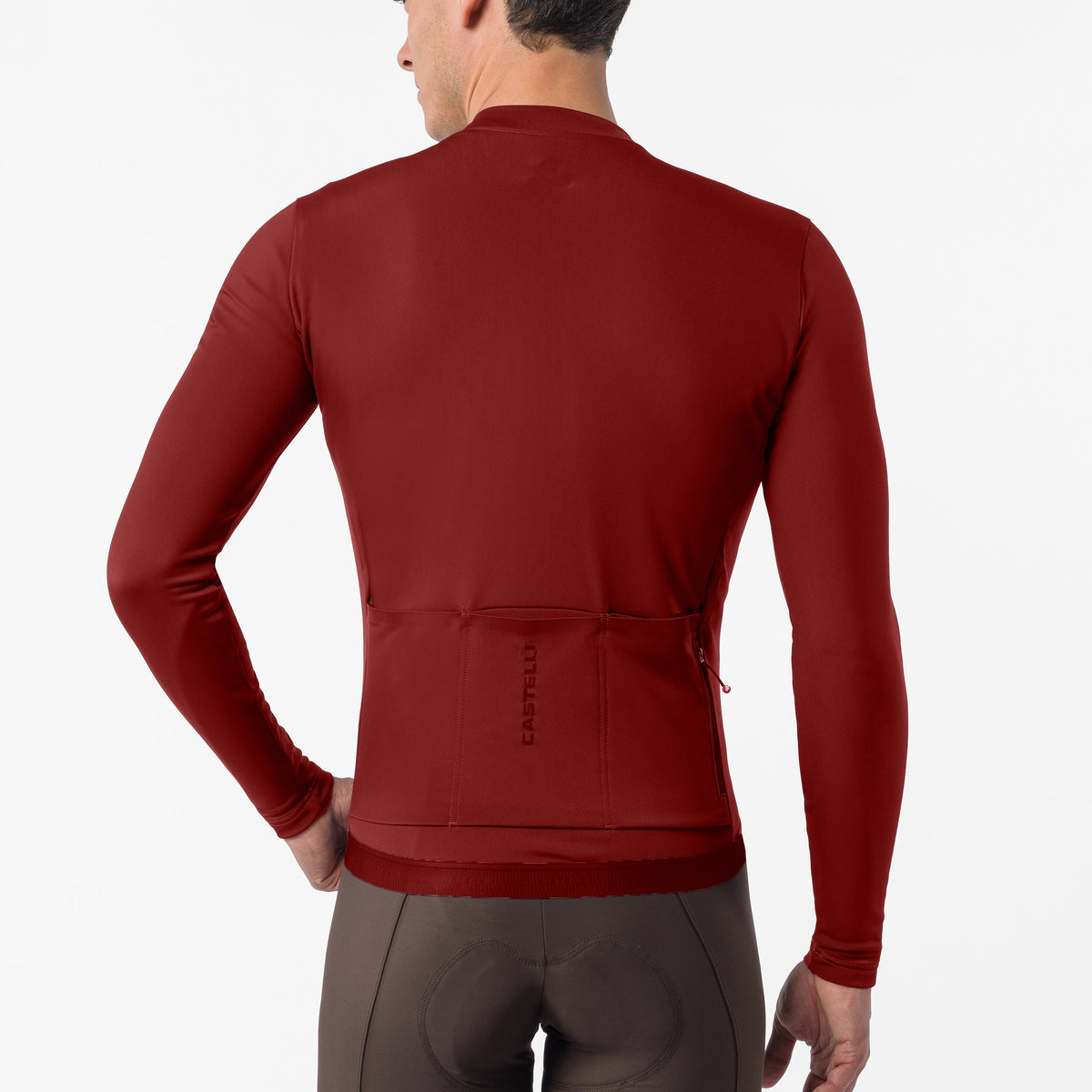 Maglia maniche lunghe Castelli Espresso Thermal 2 - Rosso Castelli