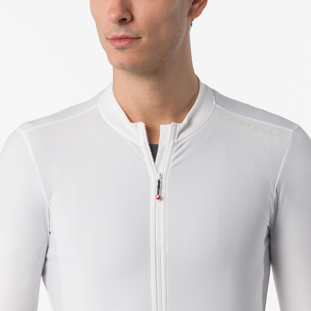 Maglia maniche lunghe Castelli Espresso Thermal 2 - Bianco Castelli