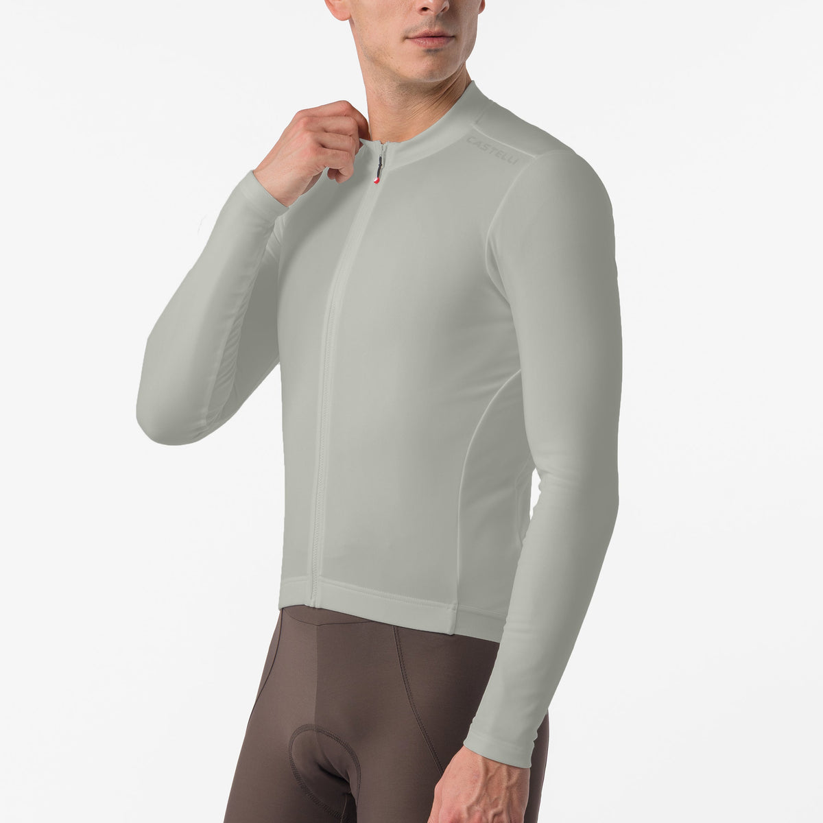 Maillot mangas largas Castelli Espresso Thermal 2 - Gris